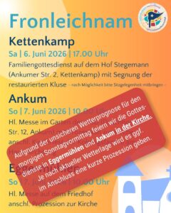 Fronleichnamsmesse in der Kirche