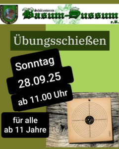 Übungsschießen