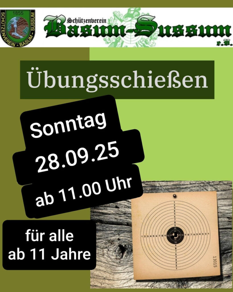 Übungsschießen