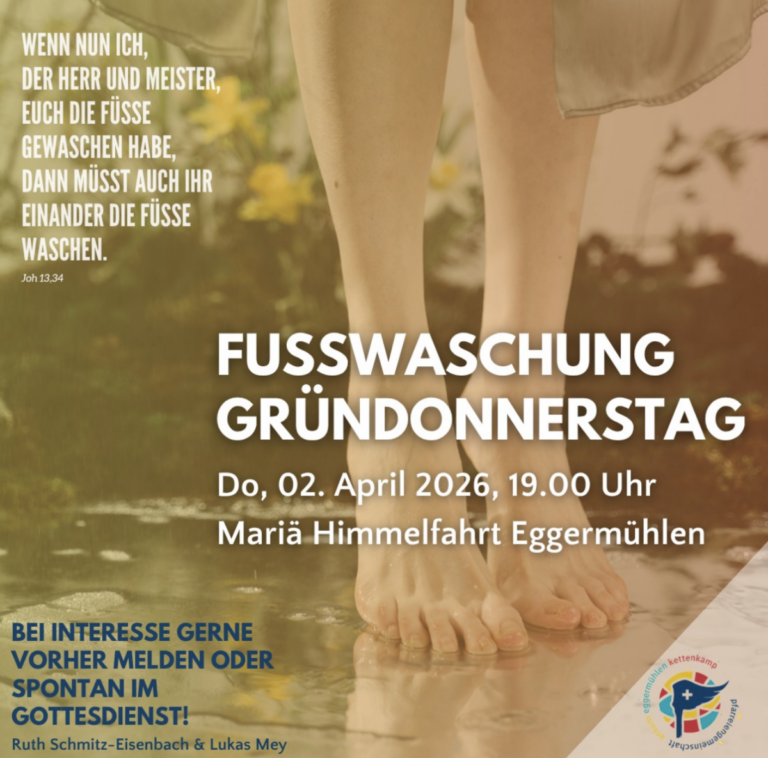 Fusswaschung Gründonnerstag
