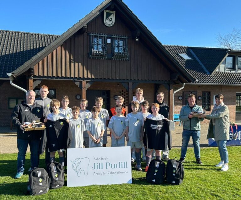 Die D2 der JSG freut sich über großzügige Unterstützung