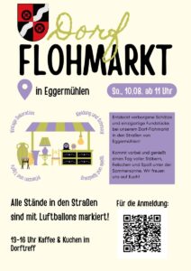 Anmeldung zum Dorfflohmarkt 2025