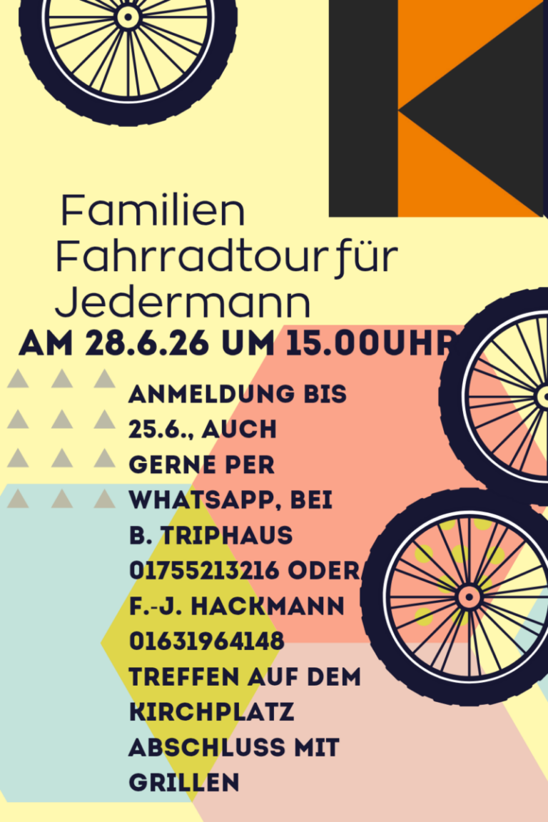 Familienfahrradtour für Alle