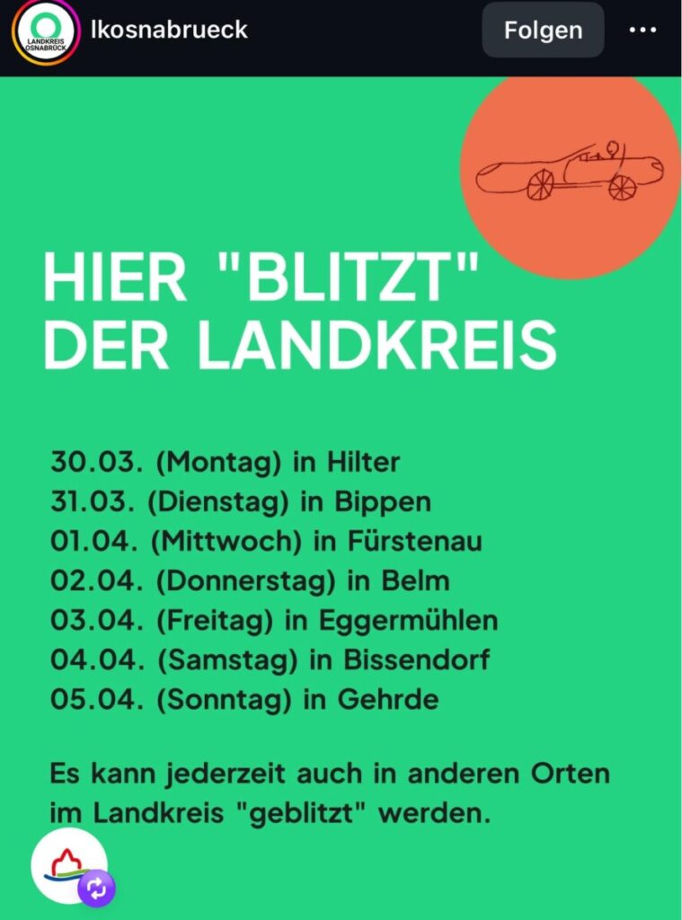 Hier blitzt der Landkreis