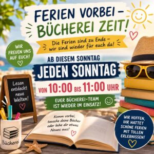 Bücherei wieder geöffnet