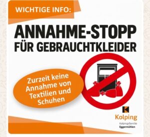 Wichtige Informationen zur Gebrauchtkleiderannahme
