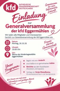 Generalversammlung der kfd