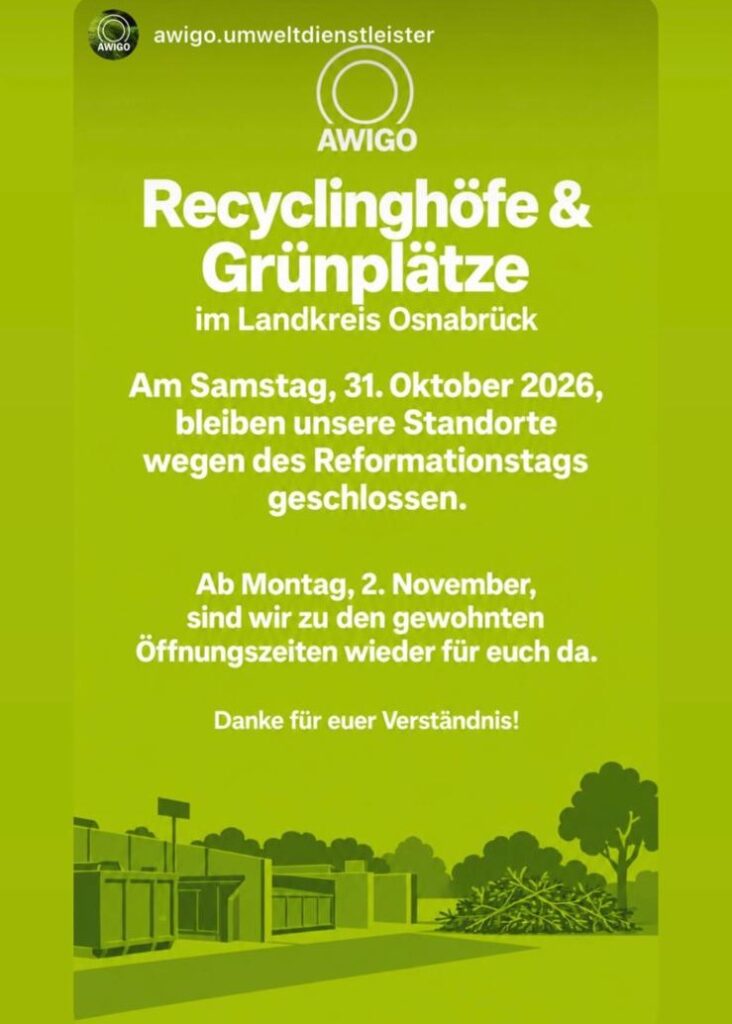 Recyclinghöfe und Grünplätze