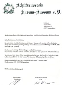 Außerordentliche Mitgliederversammlung
