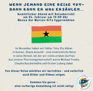 Ghana Reisebericht  am 04.02. um 19:00 Uhr