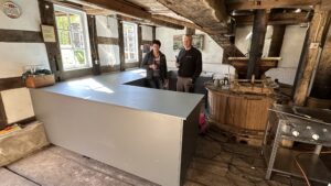 Thekenanlage fertiggestellt