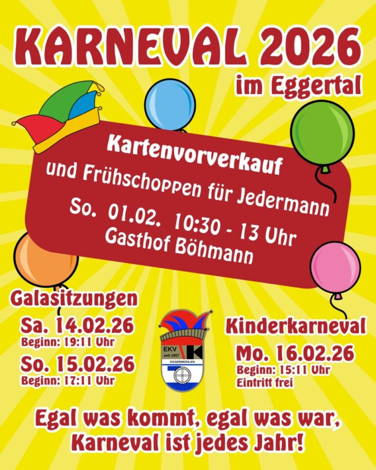 Karnevalistischer Frühschoppen des Eggermühlener Karnevalsvereins