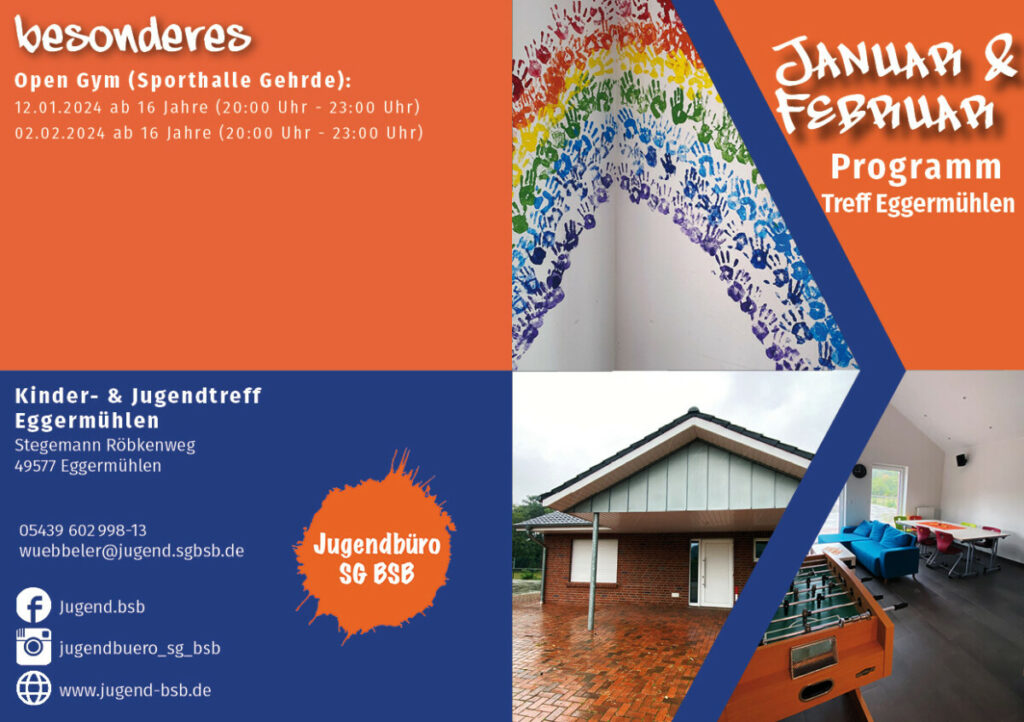 Termine Kinder- und Jugendtreff