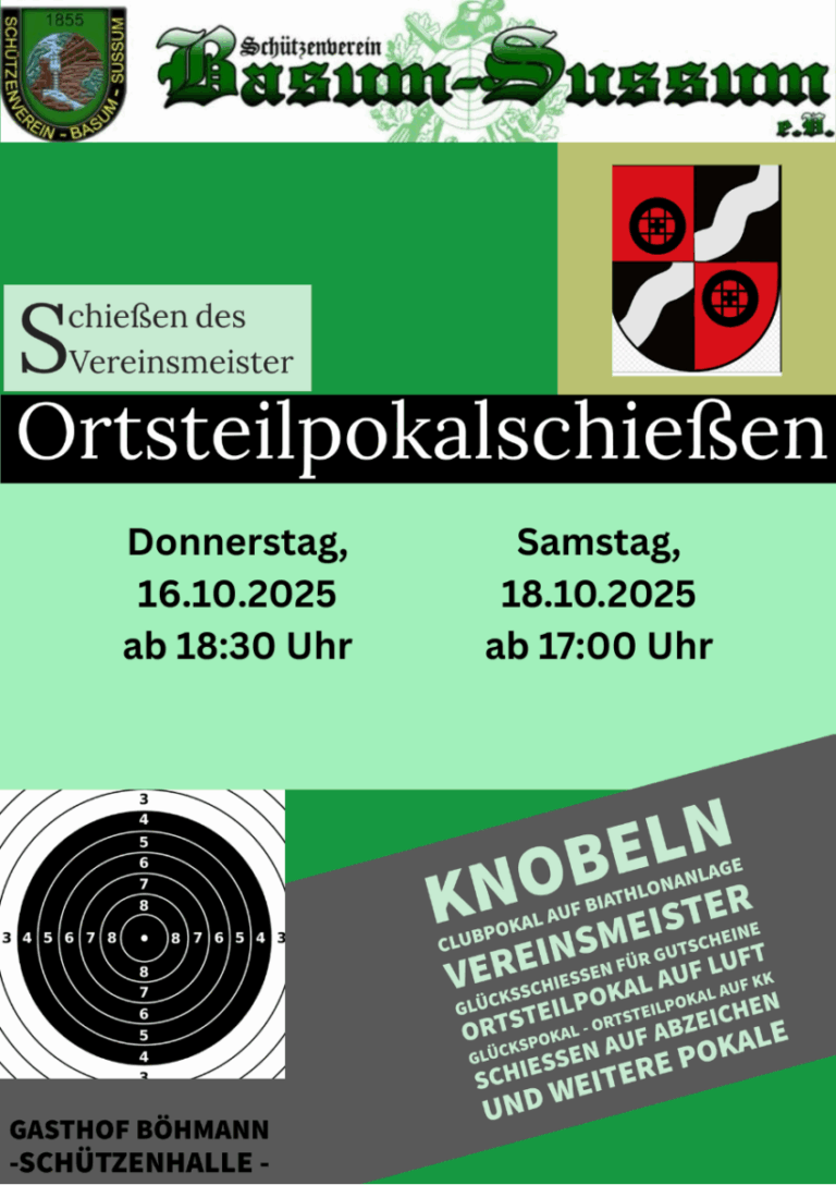 Ortsteilpokalschießen