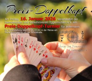 Preisdoppelkopf in der Mensa