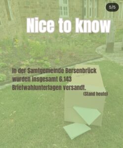 Wichtige Informationen zur Briefwahl