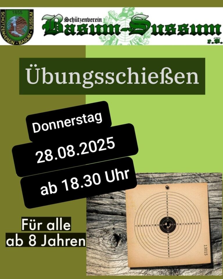 Übungsschießen
