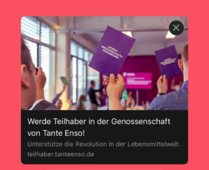 Verbrauchermarkt Tante Enso