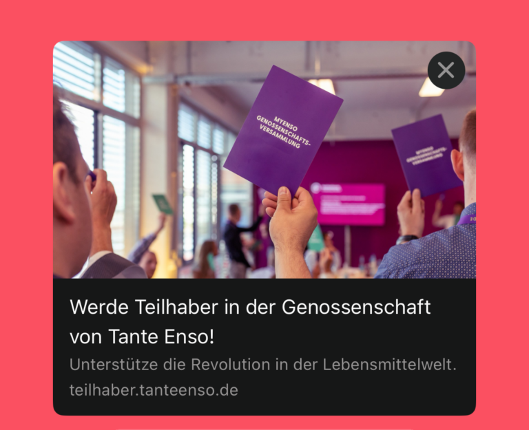 Verbrauchermarkt Tante Enso