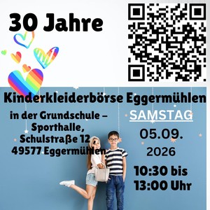 🎉30 Jahre Kinderkleiderbörse Eggermühlen🎉